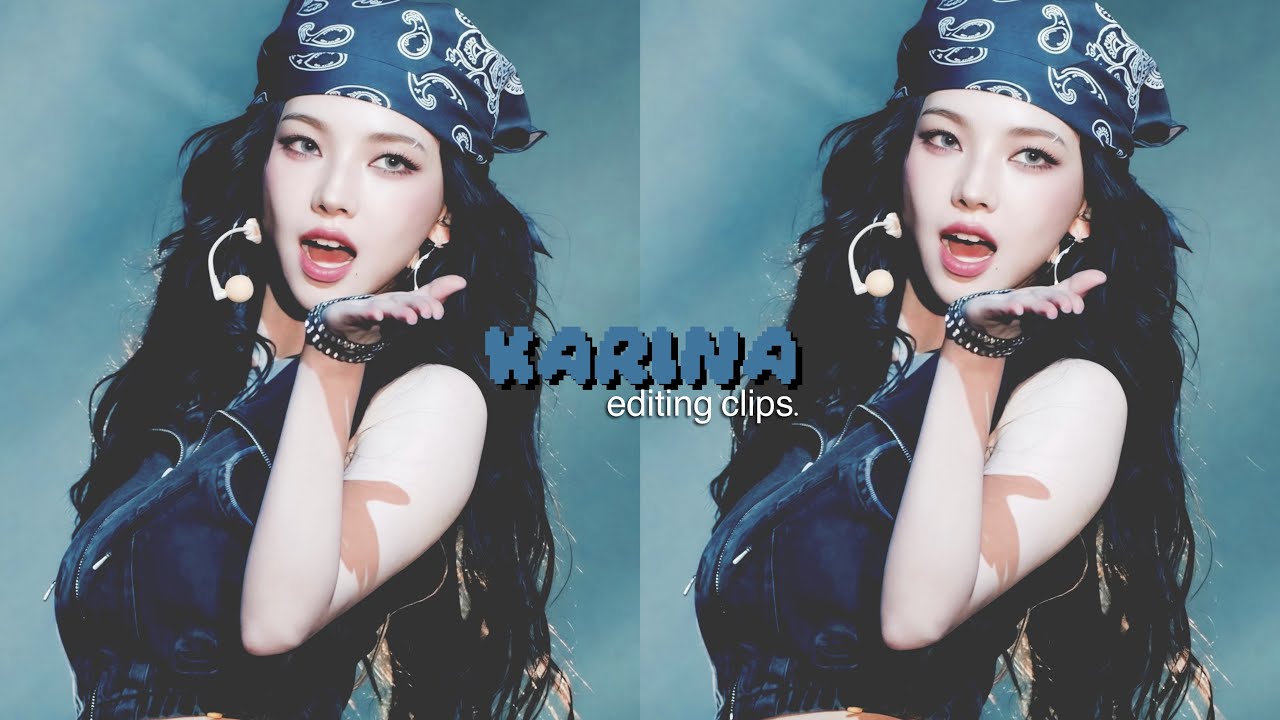 Aespa Karina 4k editing clips | Scenepack 