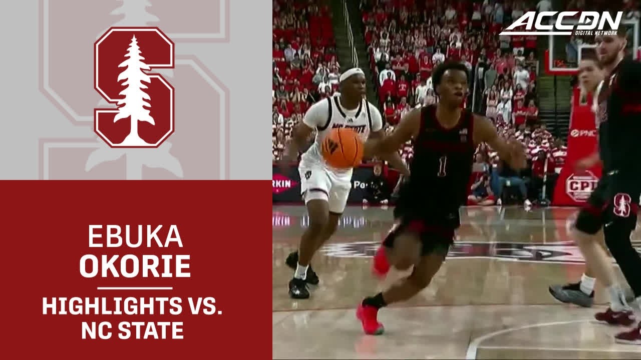 Stanford's Ebuka Okorie&nbsp;Highlights vs. NC State