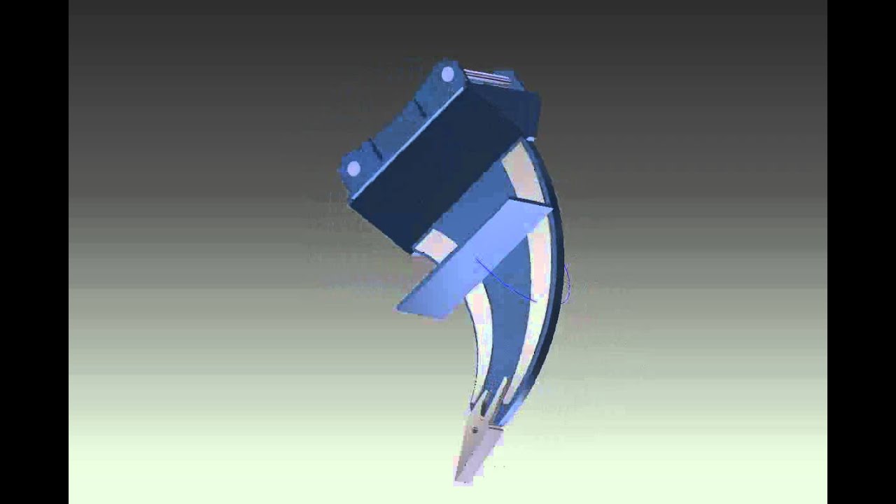 Routapiikki 6-10tn koneisiin (3d animaatio) Honkajoki Works Oy