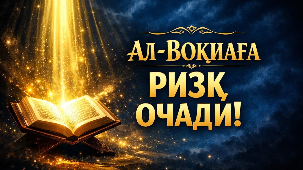 Сура Ал-Воқиаҳни Душанба куни ўқиш амали ризқ эшикларини очиш ва барча ишларини осонлаштириш учун