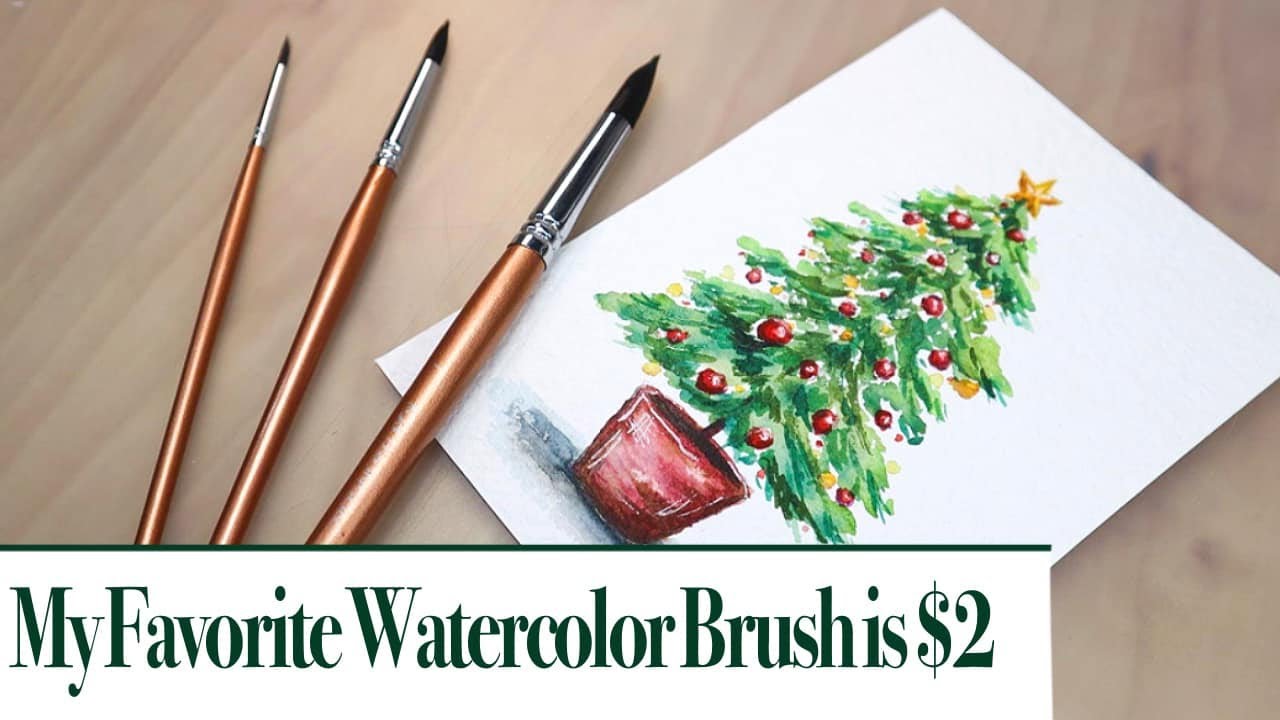 Are These Better than my Silver Black Velvet Brushes? || Transon Copper Watercolor brush Review