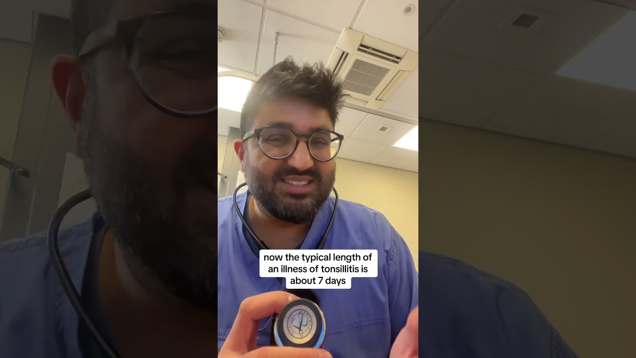 I have white spots on my tonsils. Do I need antibiotics for a sore throat?