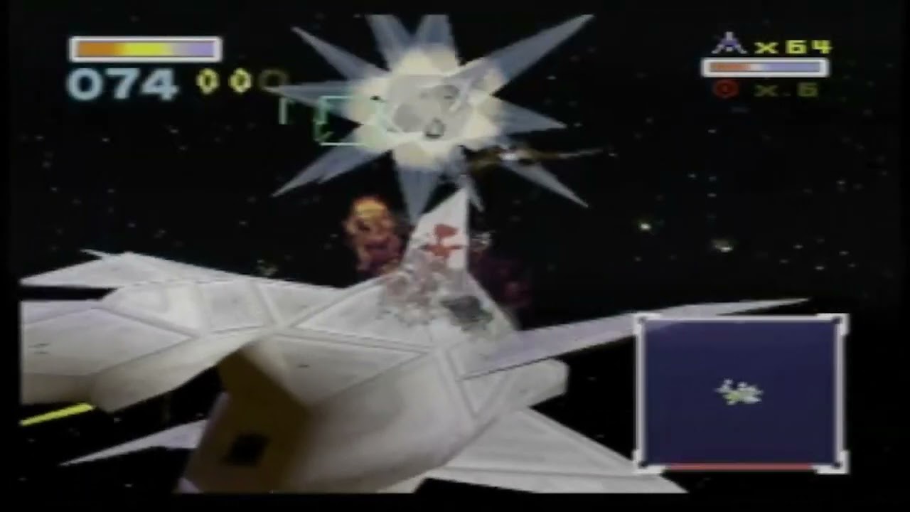 Star Fox 64 - Sector Z - 173 hits (WR)