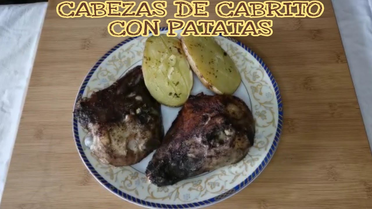 CABEZAS DE CABRITO🐐CON PATATAS🥔 SENCILLO Y RÁPIDO 👋🏼NUESTRO SALUDO ES PARA KIKA DE USSASAI🥰