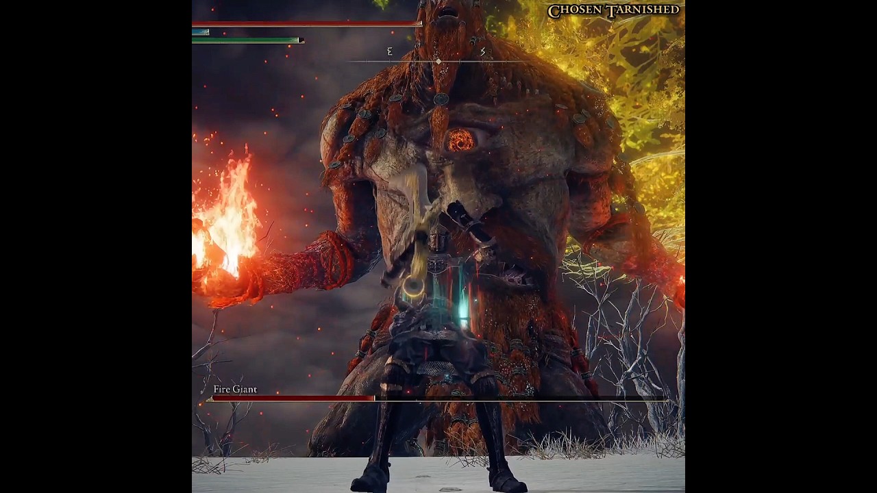 Fire Giant gets a taste of Freyja's Greatsword 