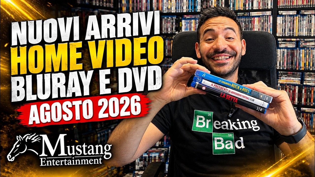 Ultimi arrivi - Novit&agrave; Home Video Bluray e DVD Mustang Entertainment Agosto 2026 - Jack Fratantecose