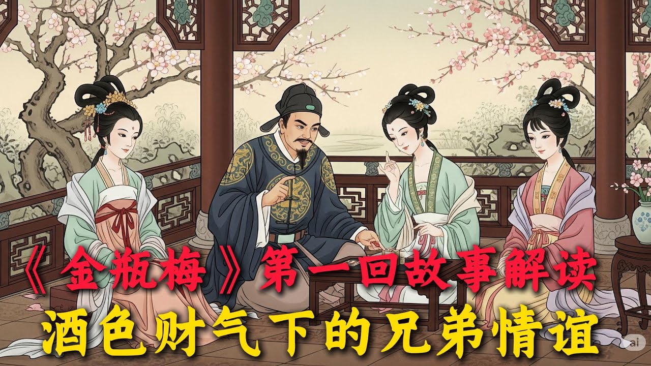 中国古典文学|明清风月小说|金瓶梅故事解读：西门庆结拜兄弟、酒色财气下的兄弟情谊