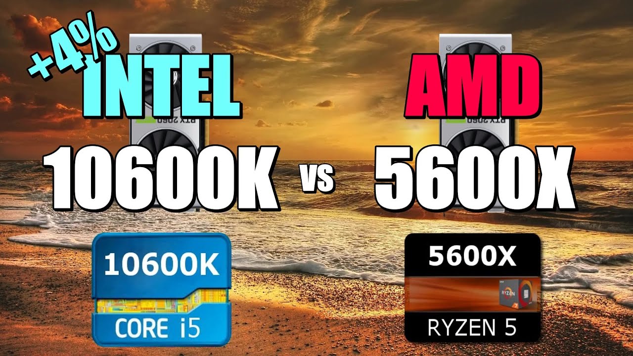 10600K vs 5600X - 2060S 💥 CSGO 💥 Fortnite 💥 PUBG 💥 GTAV 💥 Overwatch.