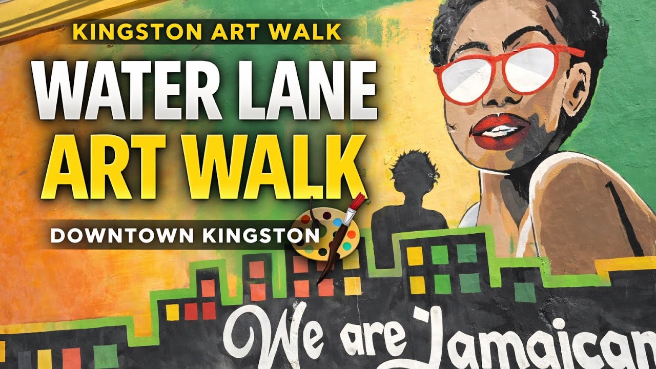 Команда Nats посетила художественную прогулку по Water Lane 🇯🇲 | Красочное сердце центра Кингстона 🎨