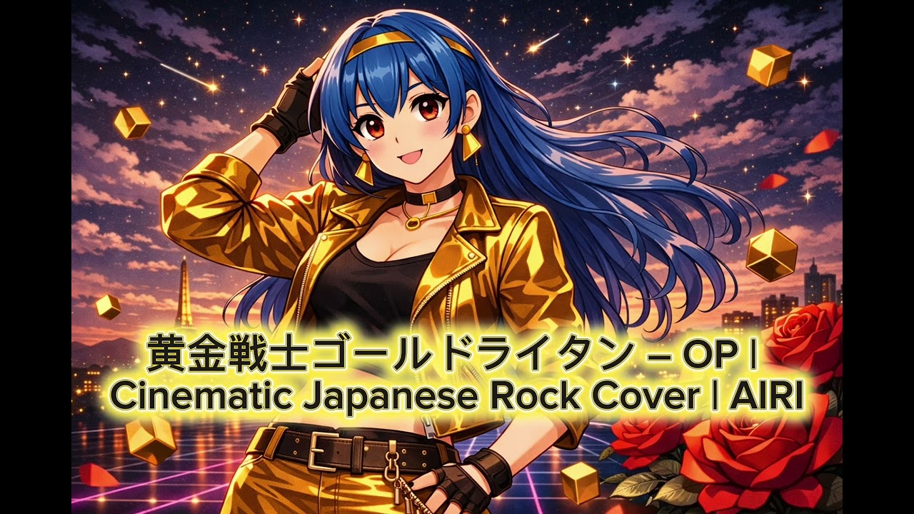 黄金戦士ゴールドライタン OP – Cinematic Japanese Rock Cover | AIRI
