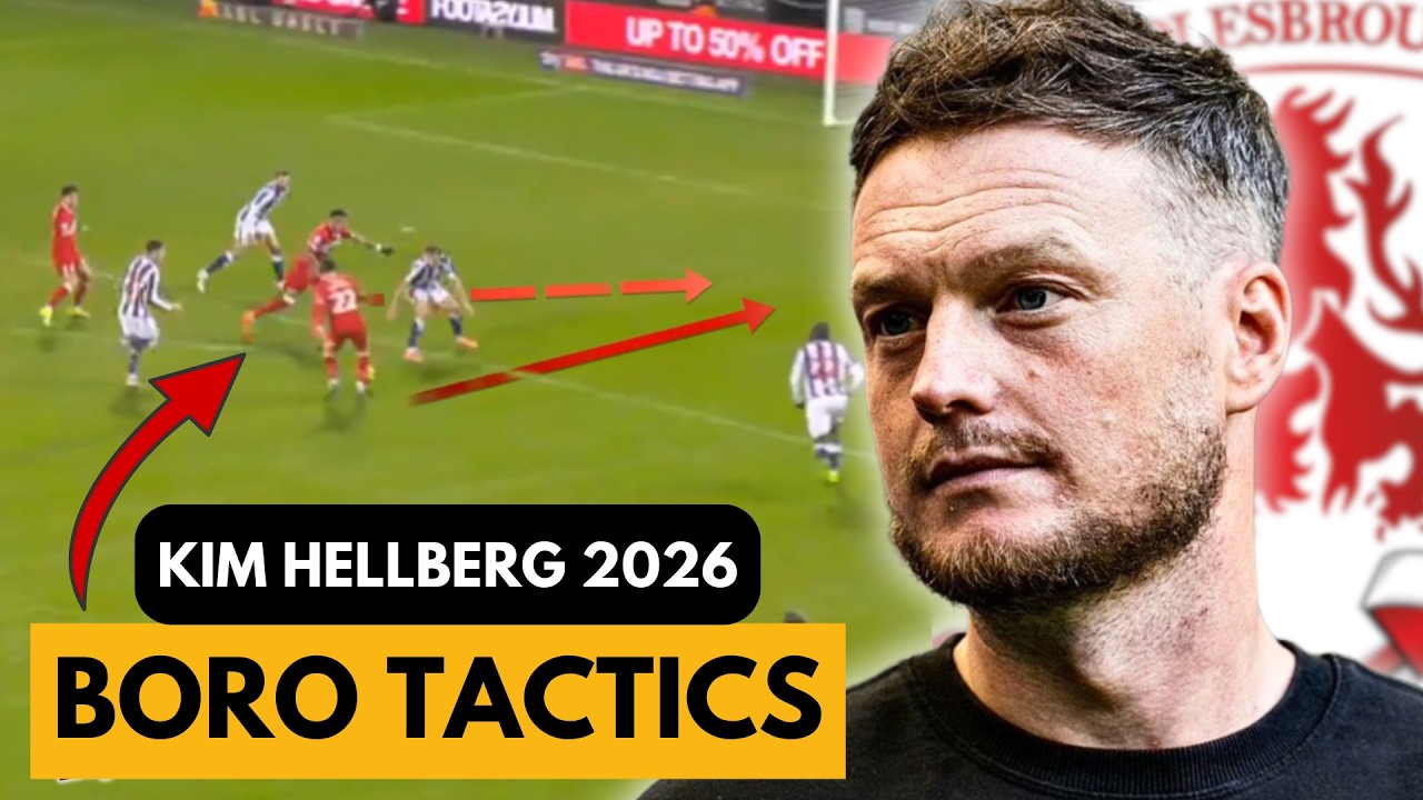 How Kim Hellberg made Middlesbrough the BEST Team in the Championship | Hellberg Tactics Explained