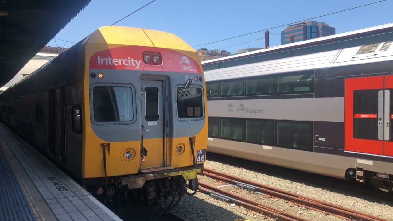 Trains at Central Sydney Terminal