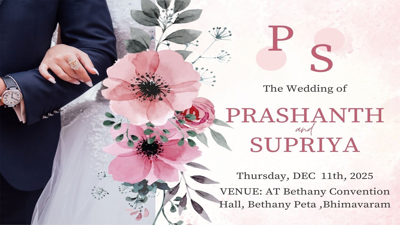 KOTHAPALLI'S Wedding Cermony  || Prashanth Weds Supriya  ||  11-12-25 || LIVE STREAMING .....