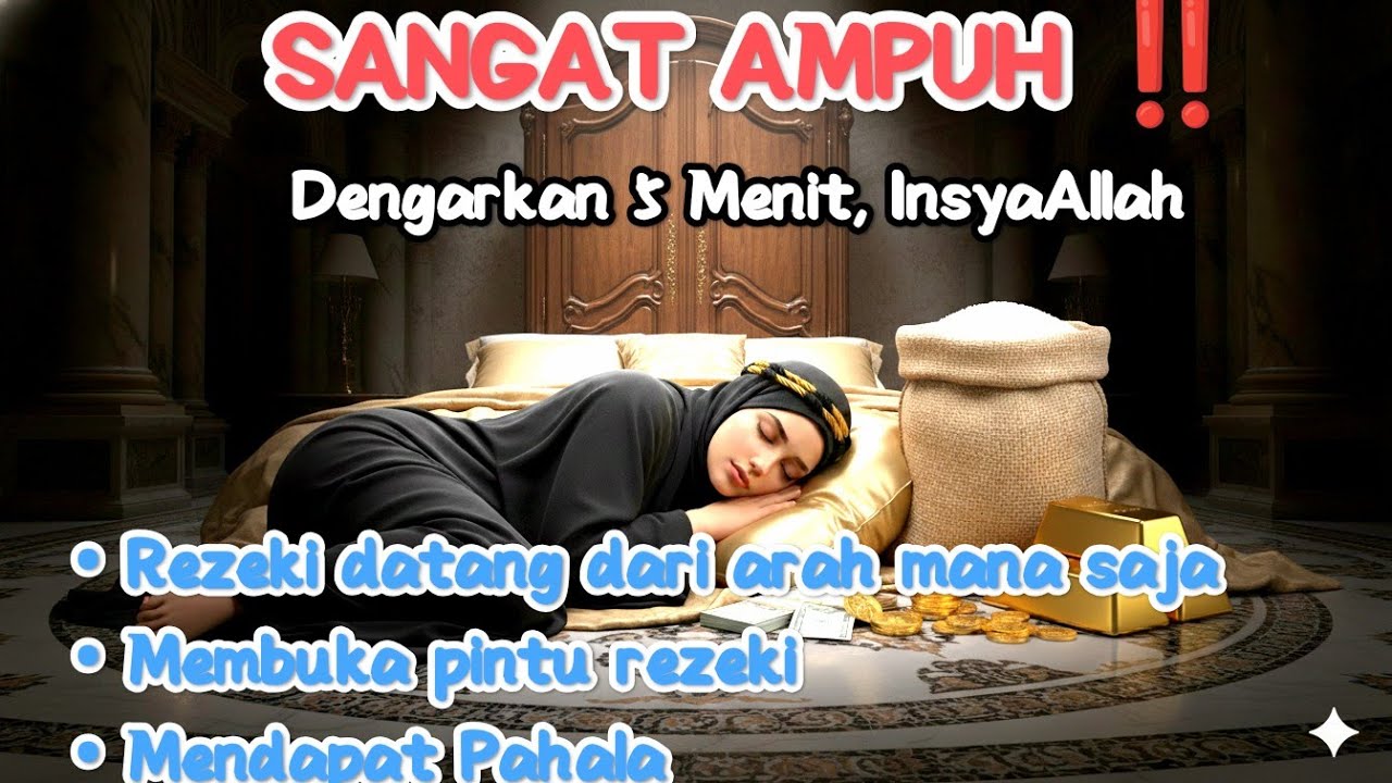 Dengarkan sekarang‼️Ayat Kursi Penarik Rezeki Tanpa Gangguan