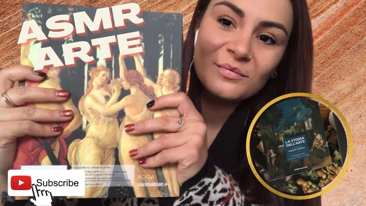 ASMR ita | La mia passione: L'ARTE! 🎨 chiacchiere e collezione libri in totale relax 💆🏻‍♀️💆🏻‍♀️