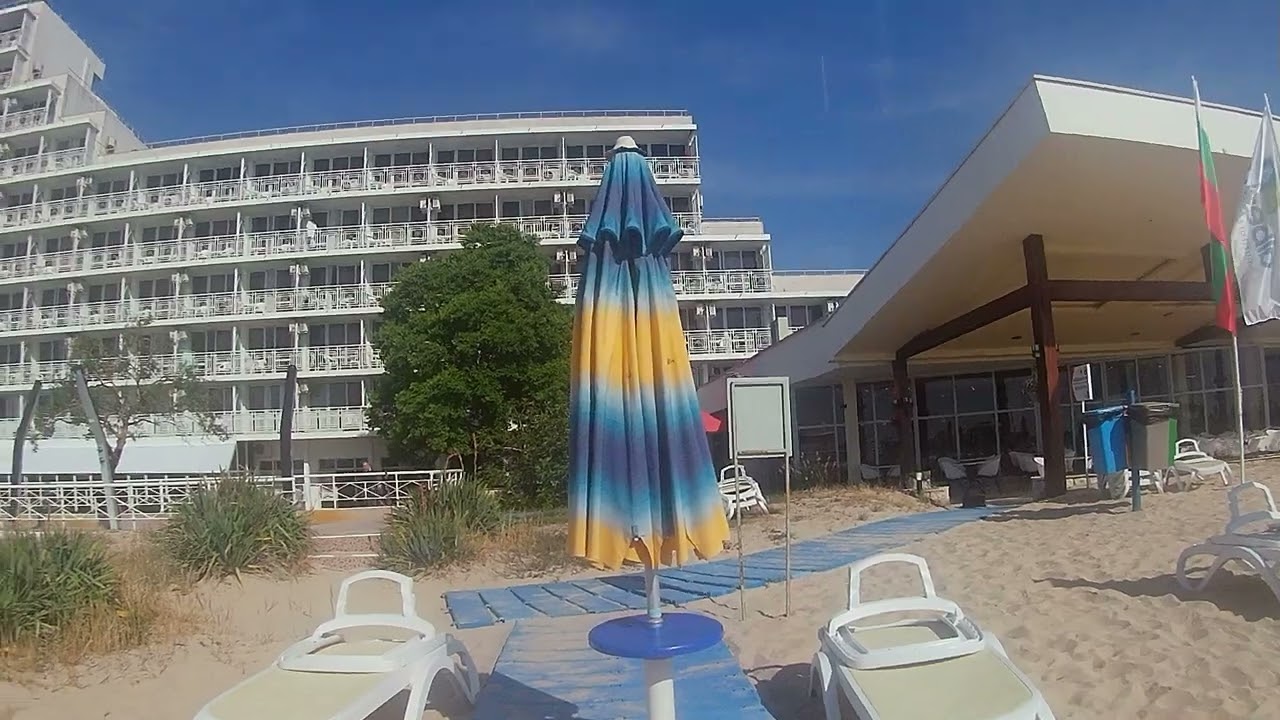 Bulgarien Hotel Gergana Strand: Naturschutzgebiet keine Benziener nur Elektro.