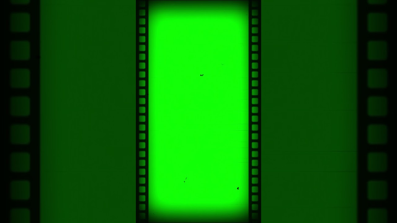 Vintage Film Reel Overlay | Old Film Effect Green Screen Footage #greenscreen #film #reel #effects