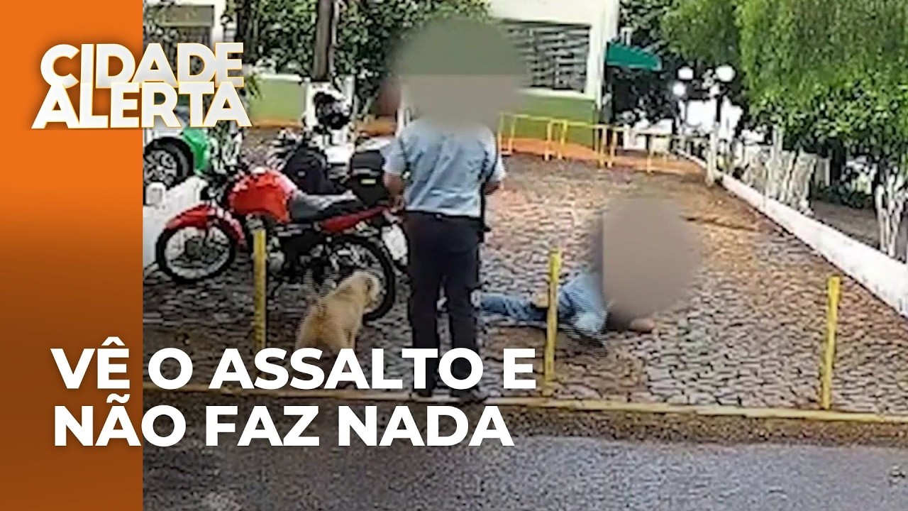 Segurança vê assalto e não juda a vítima; caso foi registrado em univerdade em Apucarana, no PR