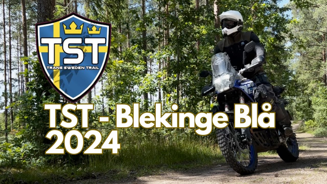 Trans Sweden Trail (TST) Blekinge Blå | Tenere 700 | Grus och äventyr | + Behind the scenes