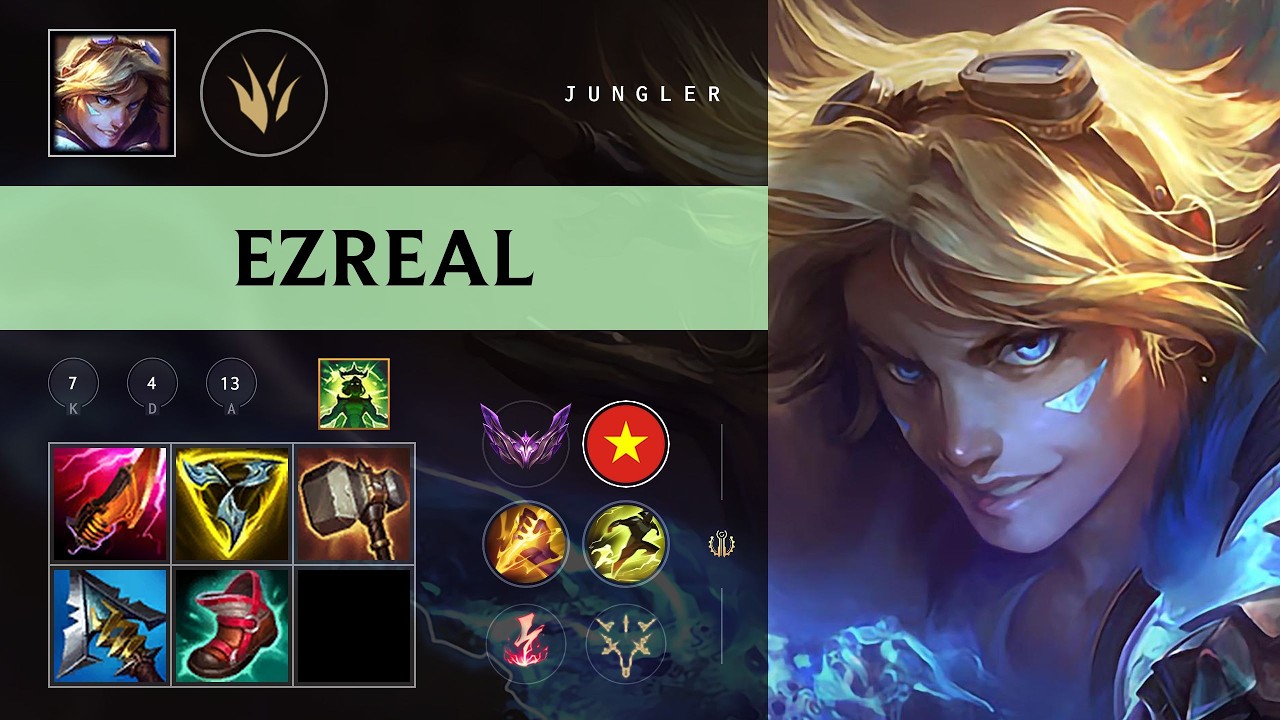 Ezreal Jungle vs Aatrox - VN Master Patch 26.09