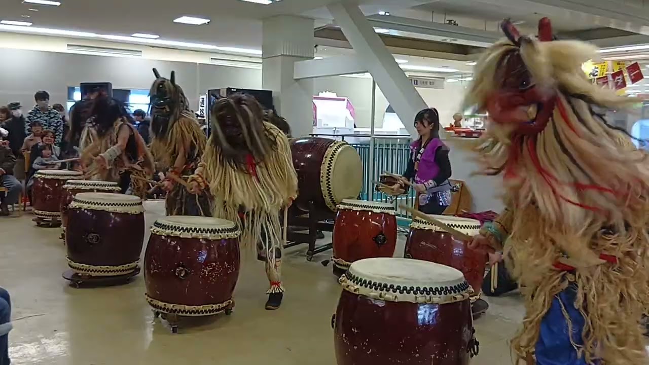 なまはげ太鼓男鹿っ鼓イオン土崎港店2026.1.2.