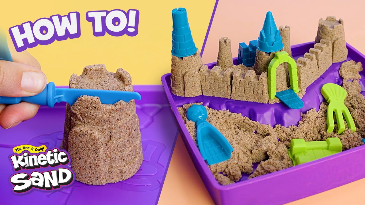 NEW Deluxe Beach Castle Playset How To | Kinetic Sand | Toys for Kids