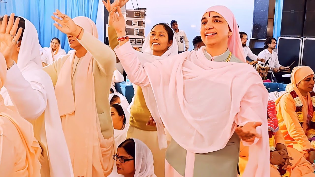 परम् पूज्य संत अगम पुरी, 'बाबा जी' का बहुत प्यारा भजन, नी मैं गुरां दे रंग विच रंगी गई | अनंत मीडिया