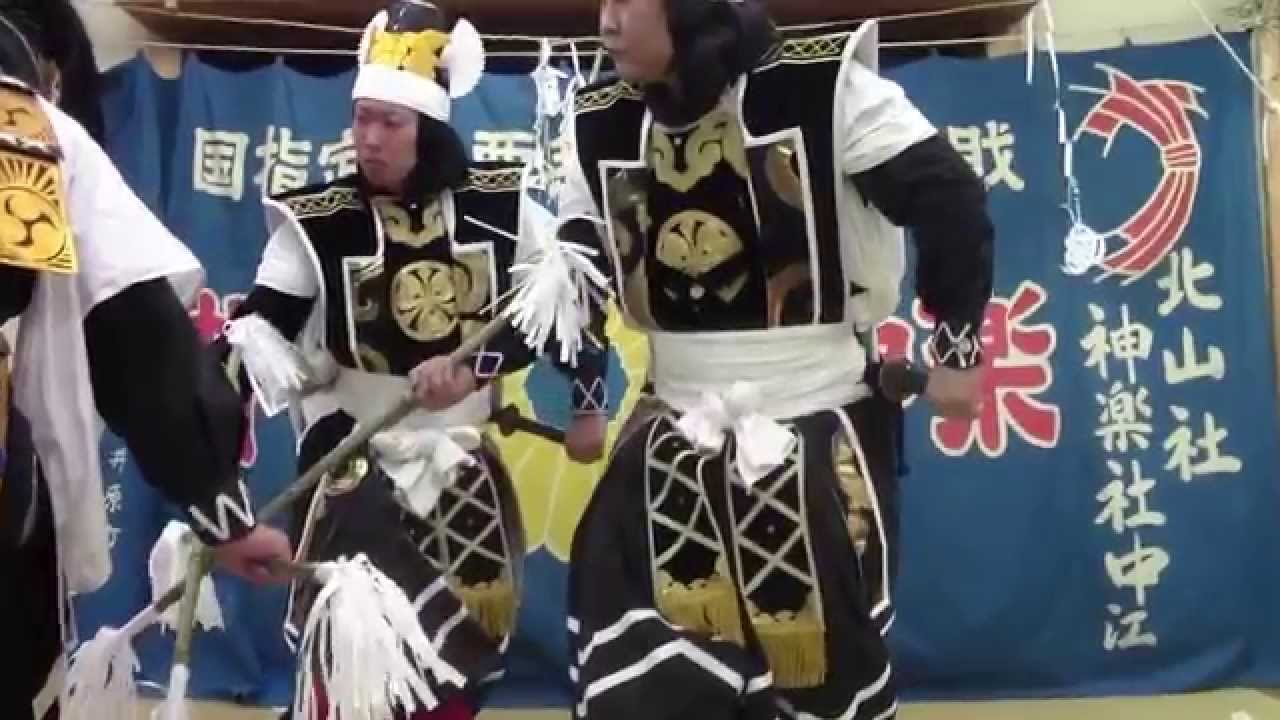 備中神楽　国譲り②　北山社　2014/12/14