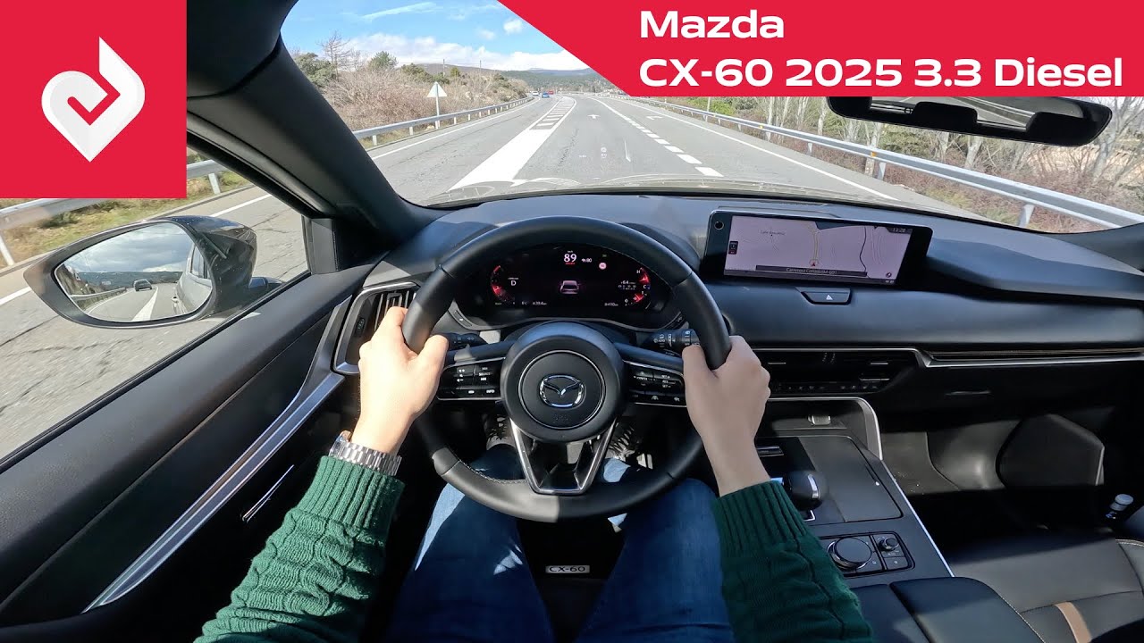 POV Mazda CX-60 2025 3.3 e-SkyActiv D AWD | Walkaround, Interior, Driving