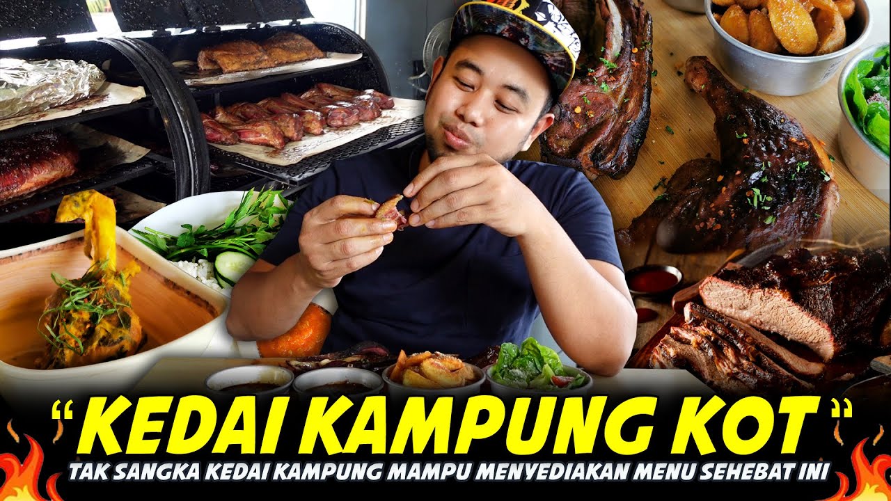 Mustahil Kedai Kampung Mampu Sediakan Menu Sehebat Ini...Layan Habis Menu Di 3 Bro's BBQ Banting
