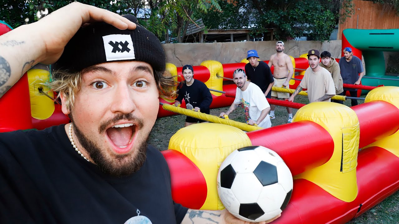 *LIFE-SIZED* HUMAN FOOSBALL W/ CAMBOYS