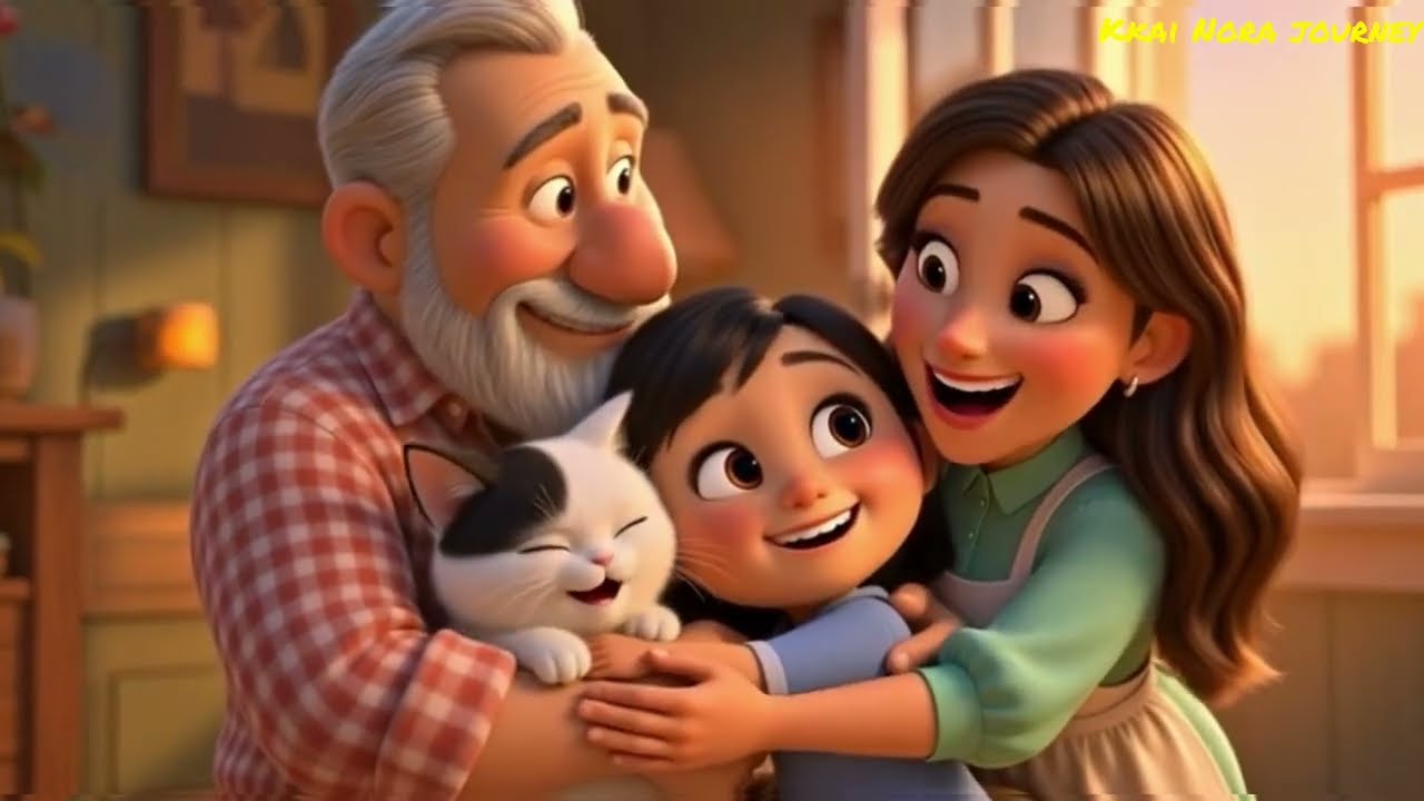 Nora Back Home Safely 🏠 | Emotional Jungle Adventure Ending |#NoraStory #BackHomeSafely#home 