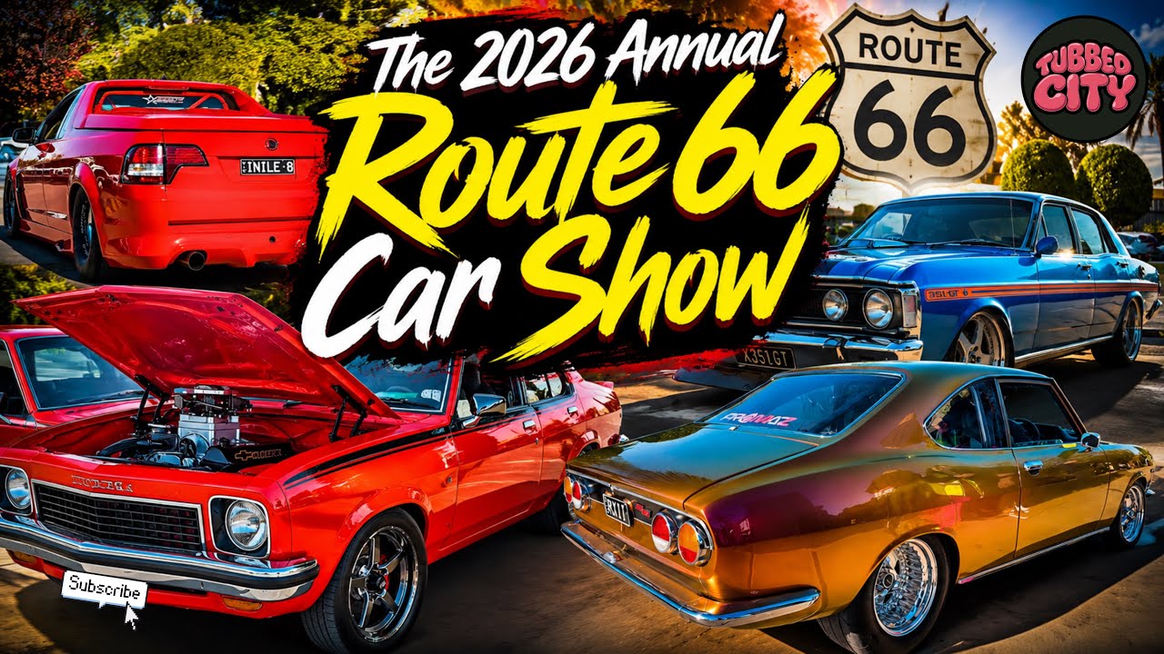 2026 Annual Route 66 Car Show | Australia&rsquo;s TOUGHEST Aussie Muscle & Classic Cars!