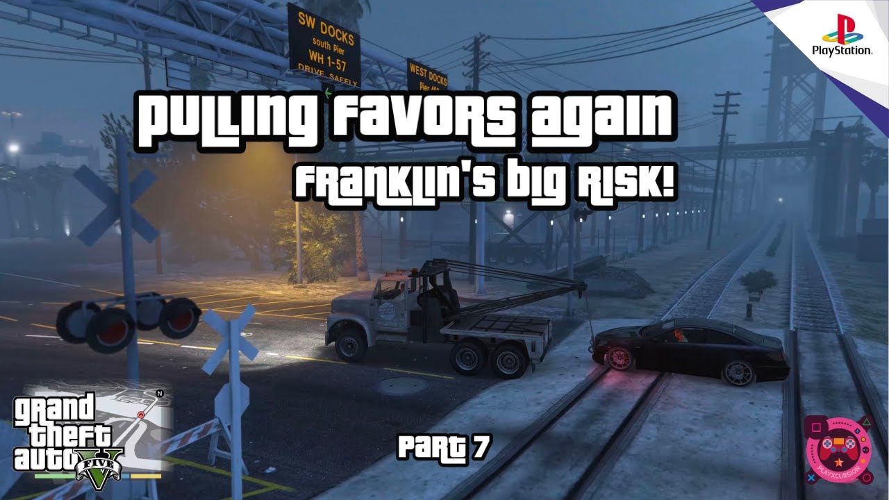 GTA 5 Pulling Favors Again | PS5 4K Gameplay | Epic Heists & Thrilling Story Mode | Part 7 #gtav
