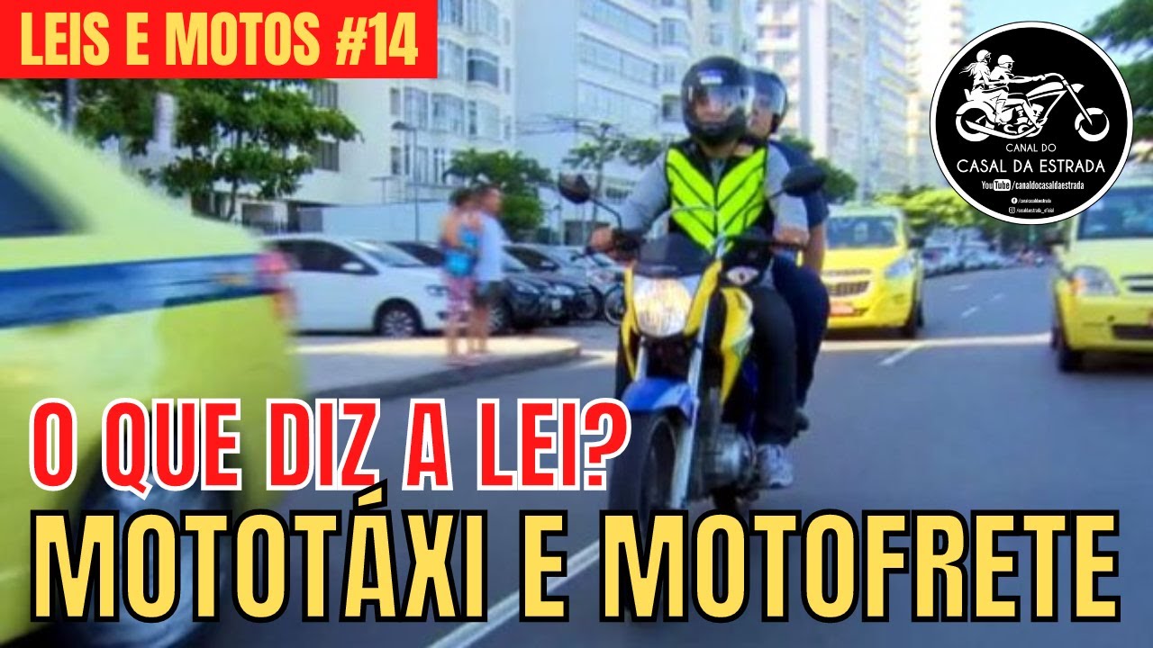 TRANSPORTE REMUNERADO DE PASSAGEIROS E CARGAS NA MOTO | VEJA O QUE DIZ A LEI | LEIS E MOTOS #14