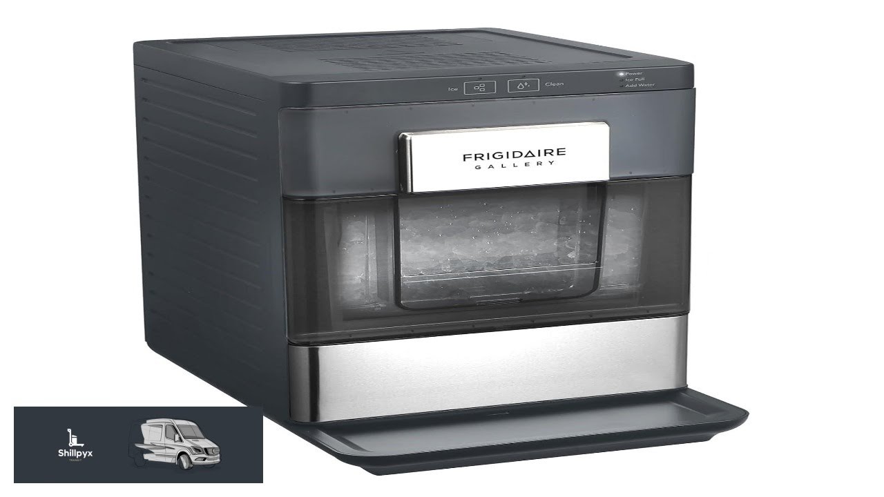 Frigidaire Gallery 33 Lbs. Countertop Ice Maker Nugget Shaped Ice Stainless Steel