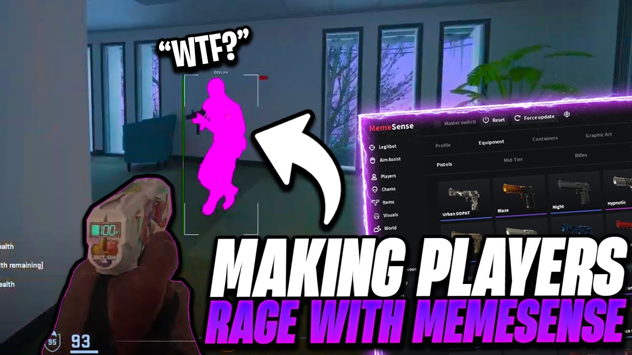 Making Legit Players RAGE With This CS2 Cheat (MemeSense)