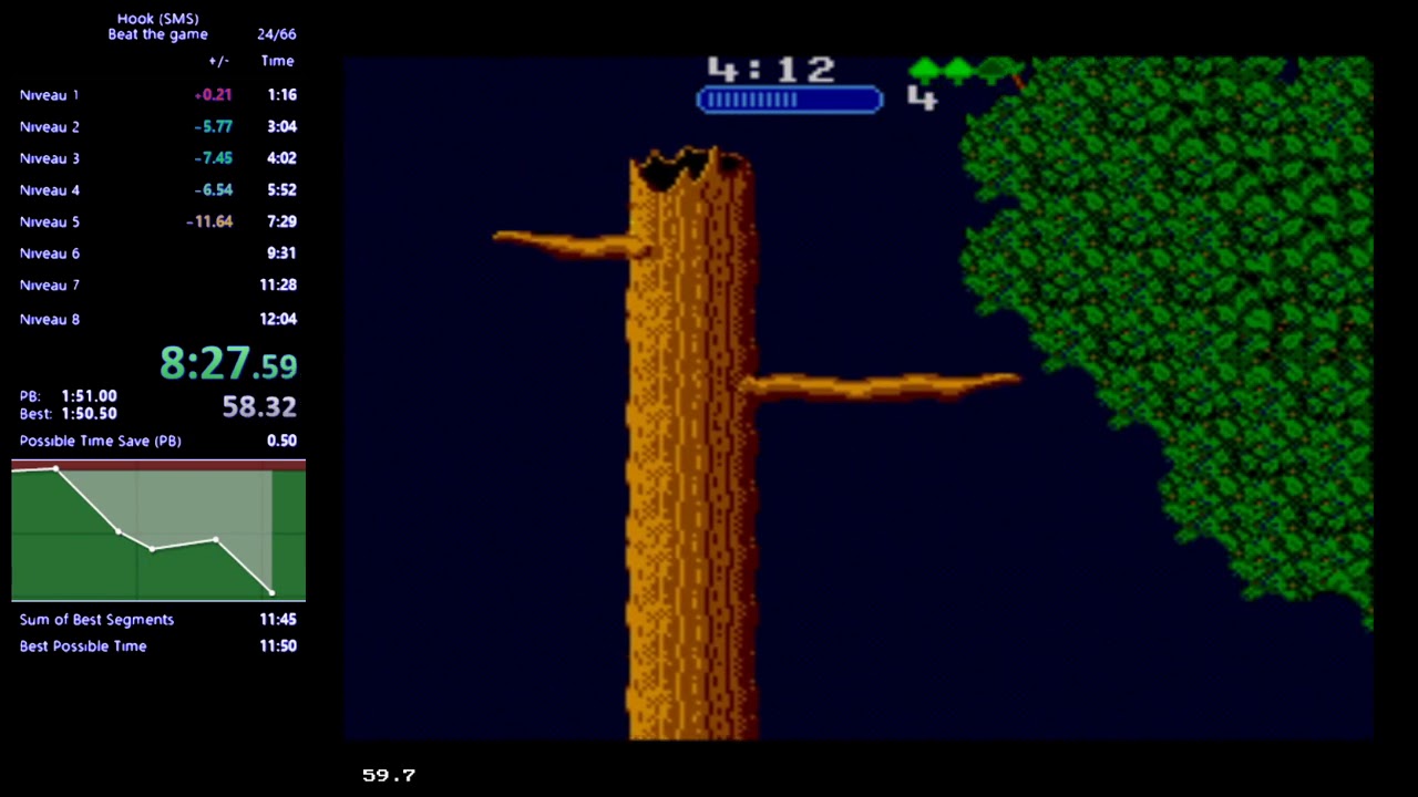Hook SMS Any% in 11:51