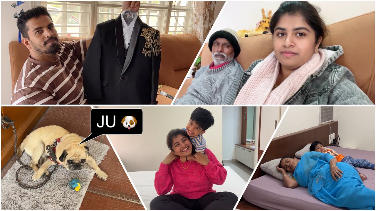 ಮಗಳ ಮನೆಯಲ್ಲಿ ಅಪ್ಪ ಹೇಗಿದ್ದಾರೆ ನೋಡಿ🫢ಅತ್ತೆಗೆ ಏನ್ Gift🎁 ಕೊಟ್ಟಿದ್ದೀವಿ? ❤️VEER Birthday Shopping 🐶JU 