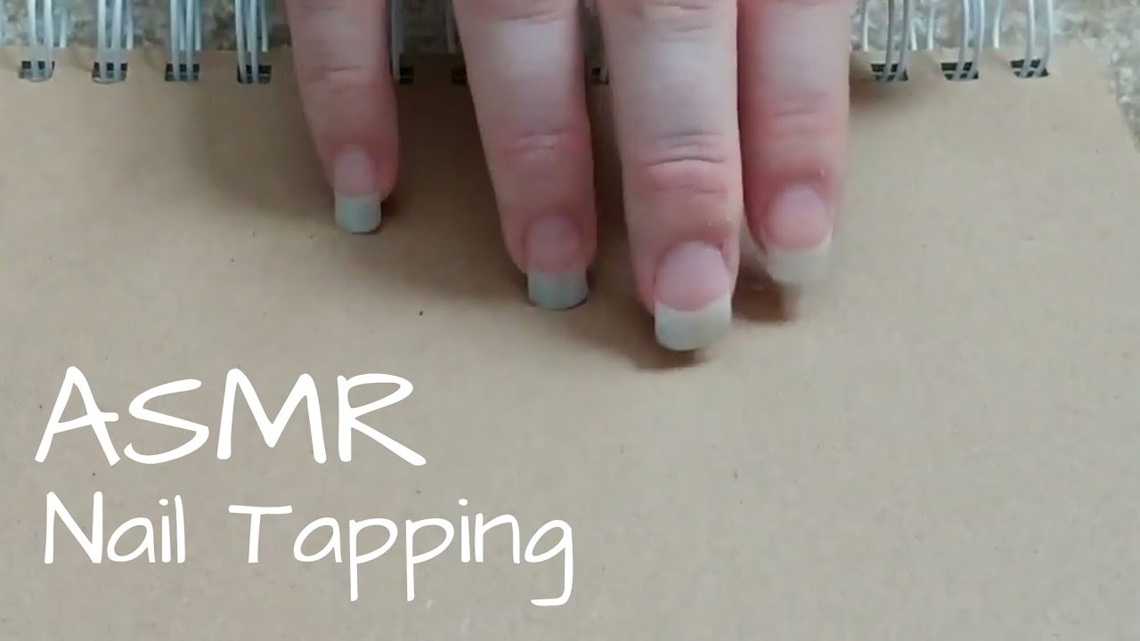Nail Tapping on Objects for ASMR, No Talking. Tablet, Cardboard Sounds, Long Nails.