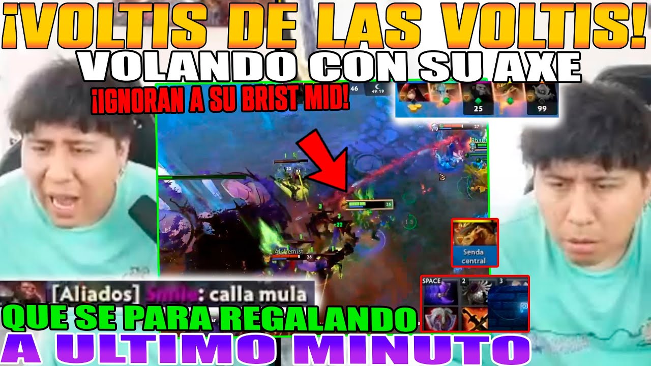 VOLTIS DE LAS VOLTIS!! MACARIUS VOLANDO POR SU AXE QUE SE PARA REGANDO A ULTIMO MINUTO DOTA 2
