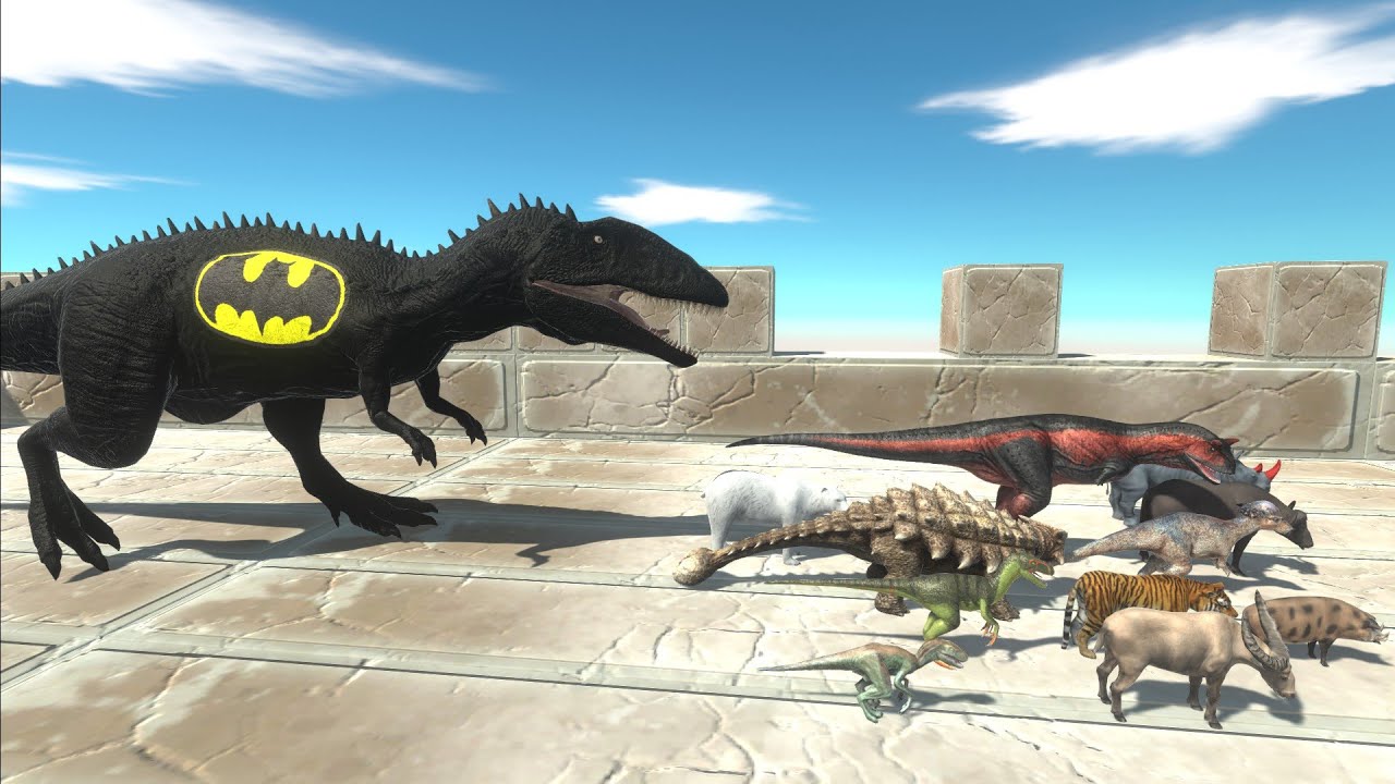 Escape from CARCHARODONTOSAURUS BATMAN - Animal Revolt Battle Simulator