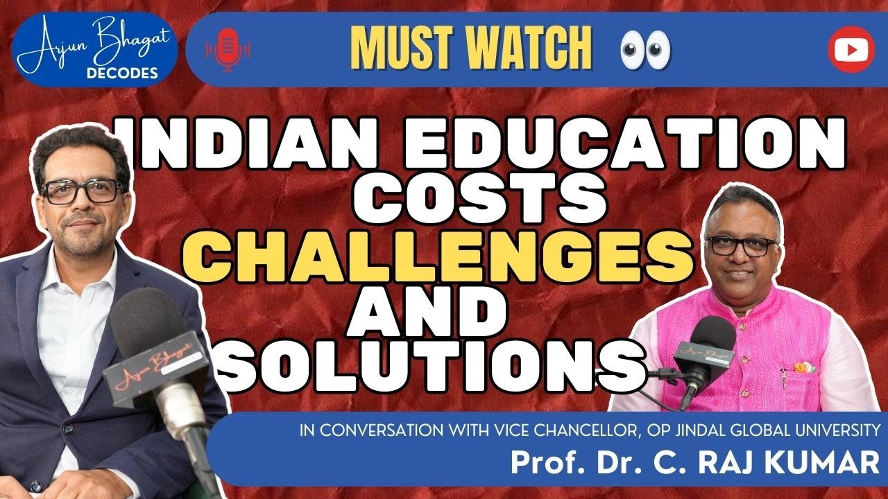 The Cost of Higher Education in India: Public vs. Private Universities | Dr. C. Raj Kumar