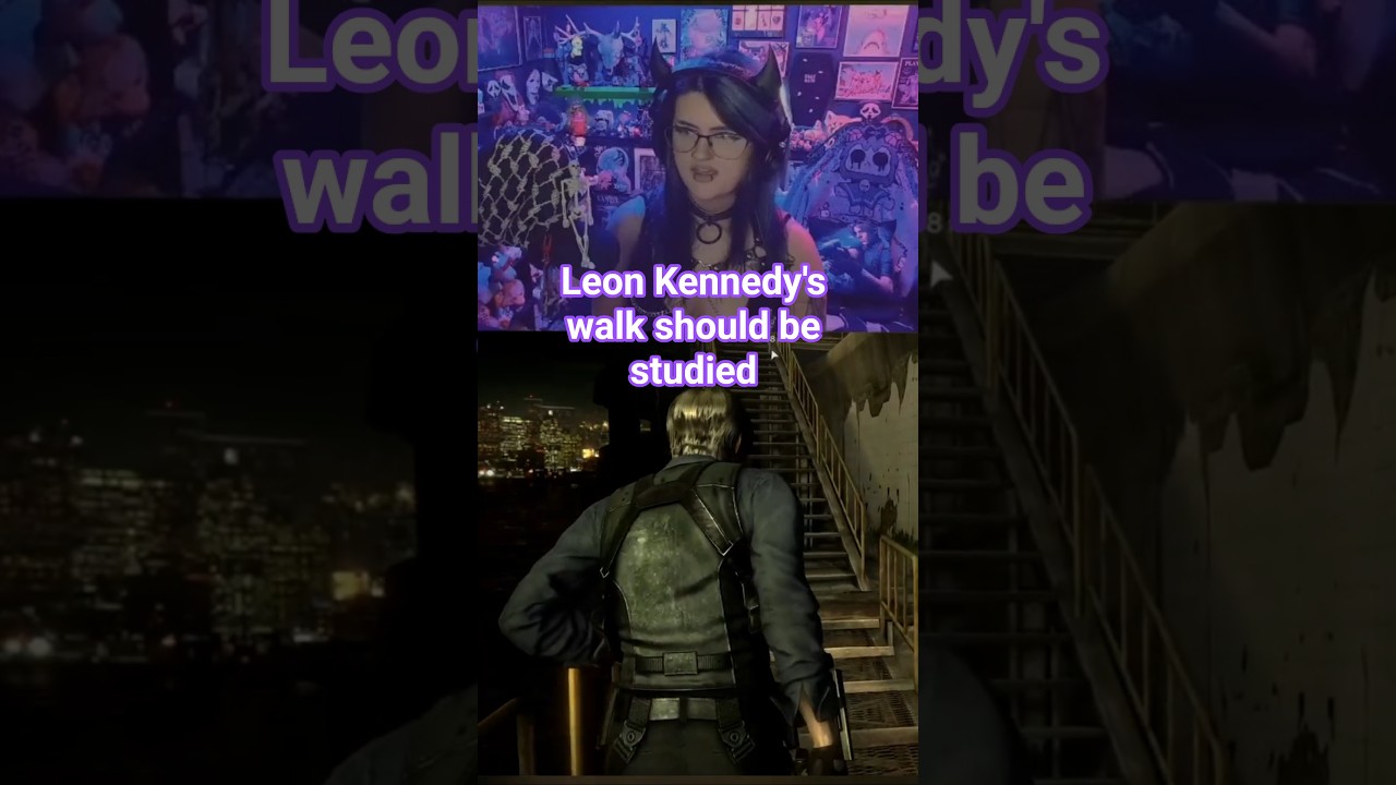 leon kennedy's walk should be studied | #residentevil #residentevil6 #leonkennedy #re6