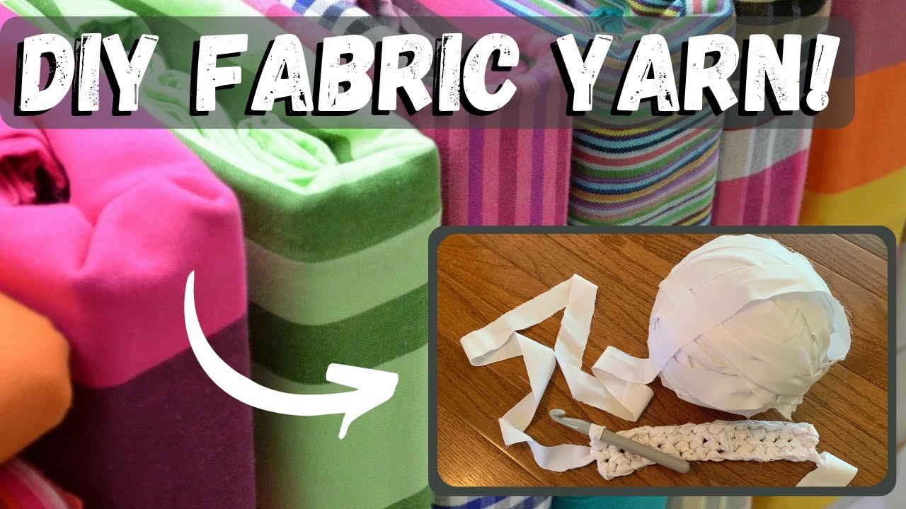 Превратите ткань в пряжу ЛЕГКИМ СПОСОБОМ! Пряжа своими руками #Upcycle