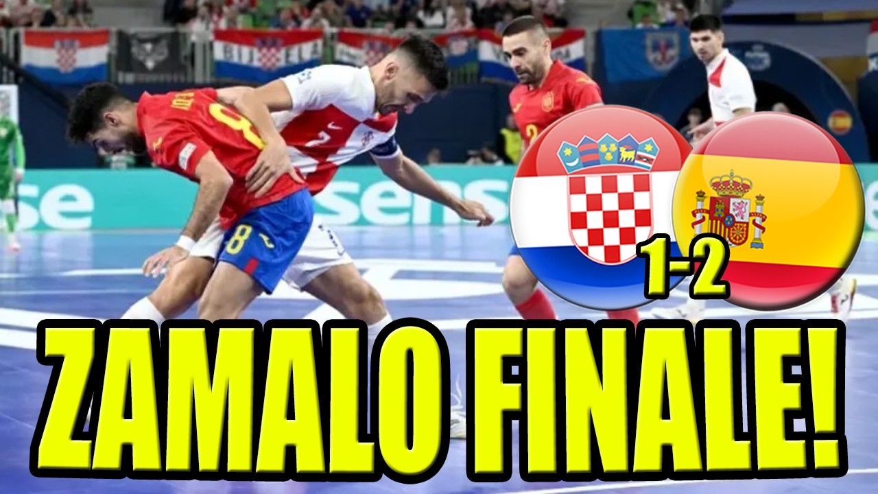 🔴HRVATSKA 1:2 ŠPANJOLSKA - PORAZ KOJI NE BOLI I PUNI NAS PONOSOM🔴FUTSAL EURO🔴
