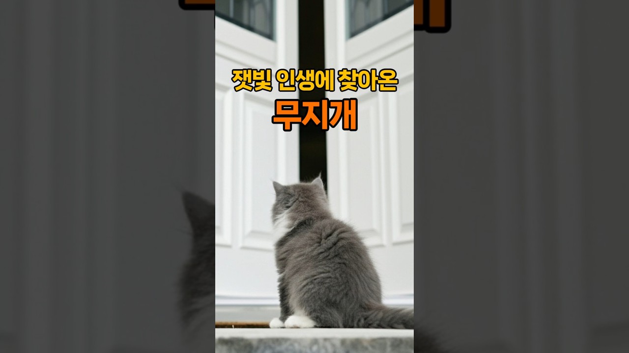 5070 시니어 감동 스토리 '그때 그 순간' - 잿빛 인생에 찾아온 무지개 #시니어 #고양이 #영감을주는이야기