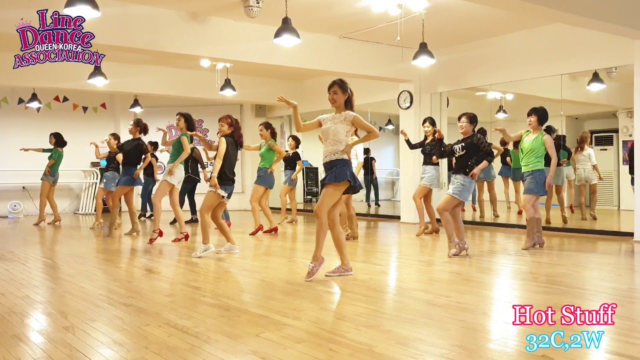 Hot Stuff Line Dance (Beginner) Sabine & Alice Demo l 라인댄스