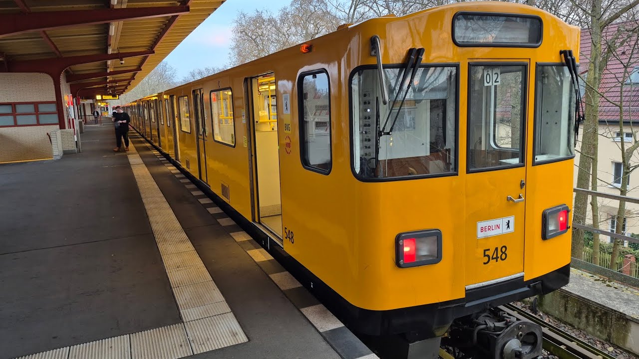 U-Bahn Berlin | Mitfahrt in der kompletten U12 von Warschauer Straße bis Ruhleben im A3L92 559