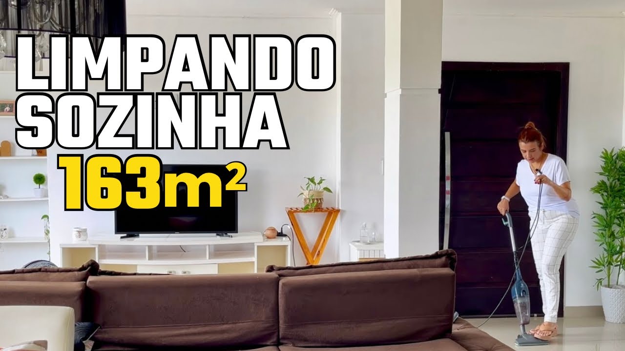 Rotina Diária em Casa Grande de 163m² | Limpeza e Organização Completa
